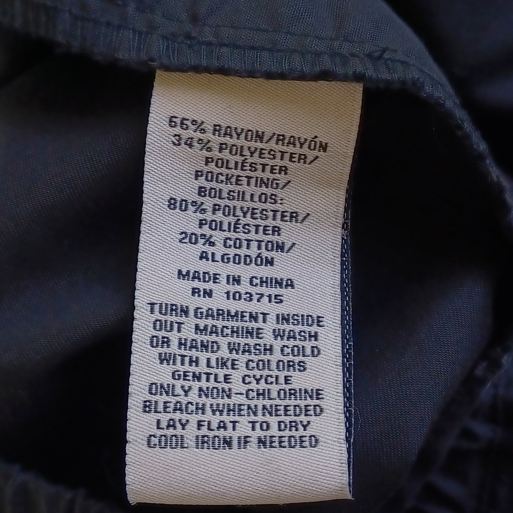 Nanette Lepore Womens Cargo Pants Very Black High Waist Elastic 4P4S18C61 NEW L - Picture 7 of 8